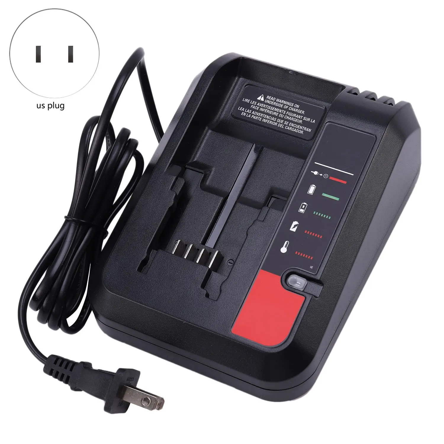 

TR-gPcc692L 10.8V-20V Li-Ion Battery Charger For Porter Cable Stanley Lb20 Lbxr20 Pcc692L L2Afc Fmc690L Fmc688L 686L Us