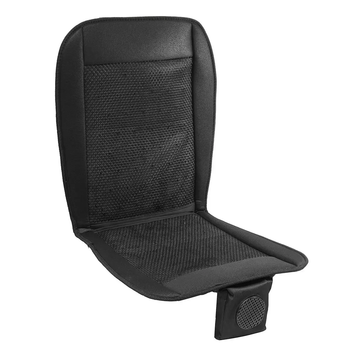 12V Car Cooling Seat Cushion 2 Speed High Low Ventilated Air Fan Summer Cool Massage Air Conditioned Seat Pad