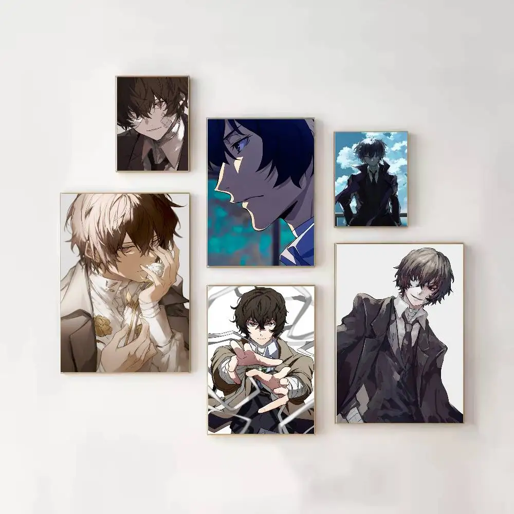 

B-BSD O-Osamu D-Dazai Poster HD Quality Wall Art Retro Posters For Home Room Wall Decor Self Adhesive