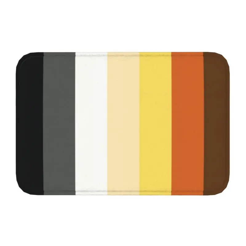 

Гей медведь Гордость Флаг входная дверь коврики для входа комнатный ЛГБТ кухня ванная Придверный коврик ковер для спальни