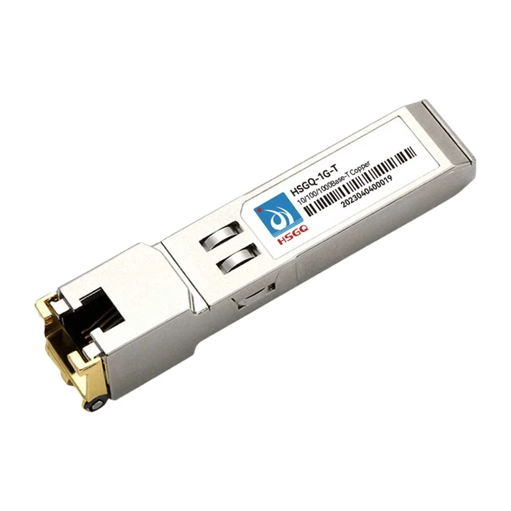 HSGQ SFP 1G Optical Transceivers 1000- BASE-T RJ45 SFP Transceiver SFP Module FTTH FTTX solutions module