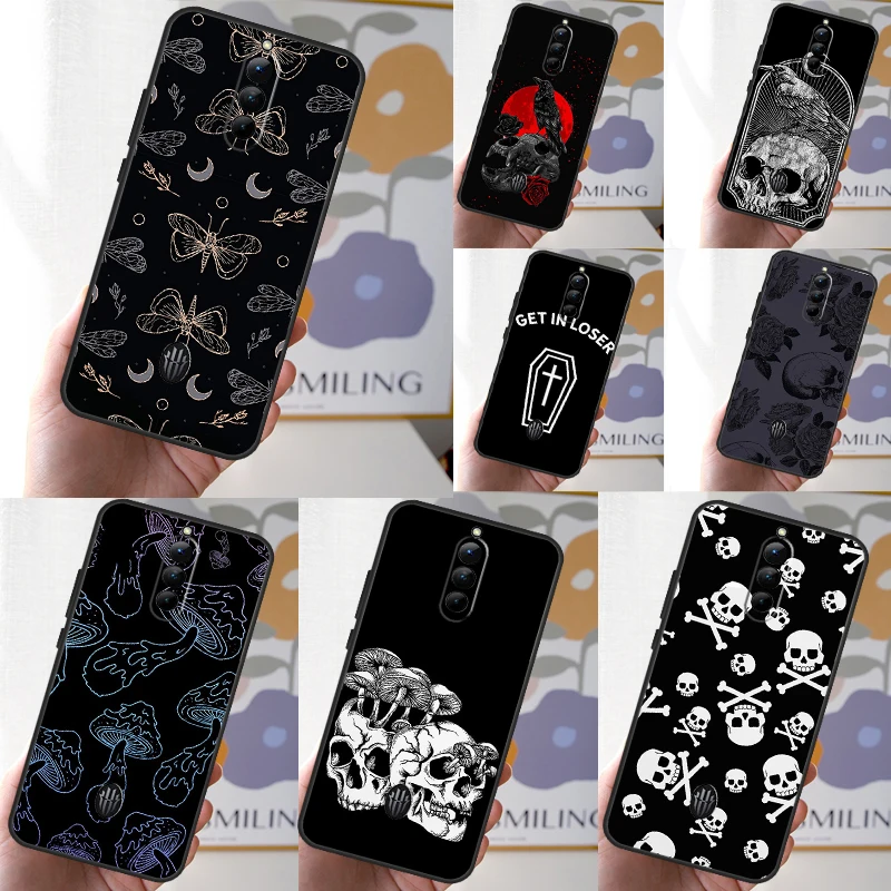 Skull Gothic Creepy Pastel Goth Case For ZTE Red Magic 8S 8 9 Pro Plus Cover For Nubia Red Magic 6 7 6S 7S Pro 6R 5S 5G