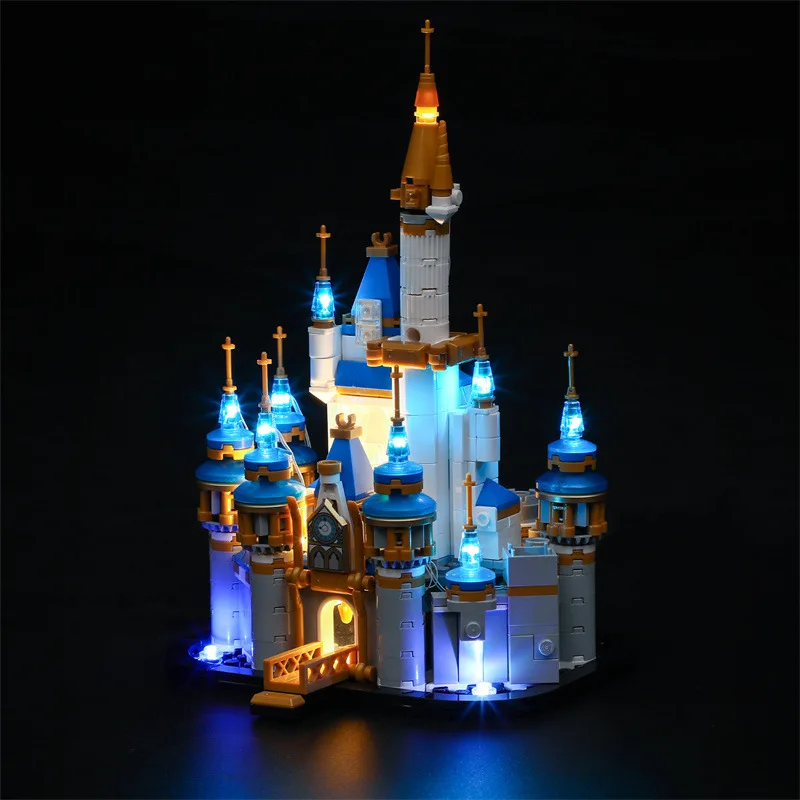 Kit luci LED fai-da-te per LEGO 40478 Mini 50th animexercement Castle Princess House (solo luce a LED, senza modello di blocchi)