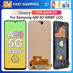A90 5G For Samsung 6.7''For AMOLED SM-A908B SM-A908N SM-A9080 LCD Display Touch Screen Digitizer Assembly Replacement