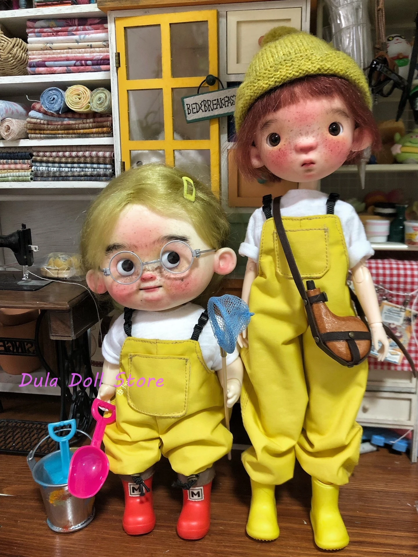 

Dula Doll Clothes Yellow waterproof overalls suit Josh Blythe ob24 ob22 Landoudou Landazz ICY JerryB 1/6 Doll