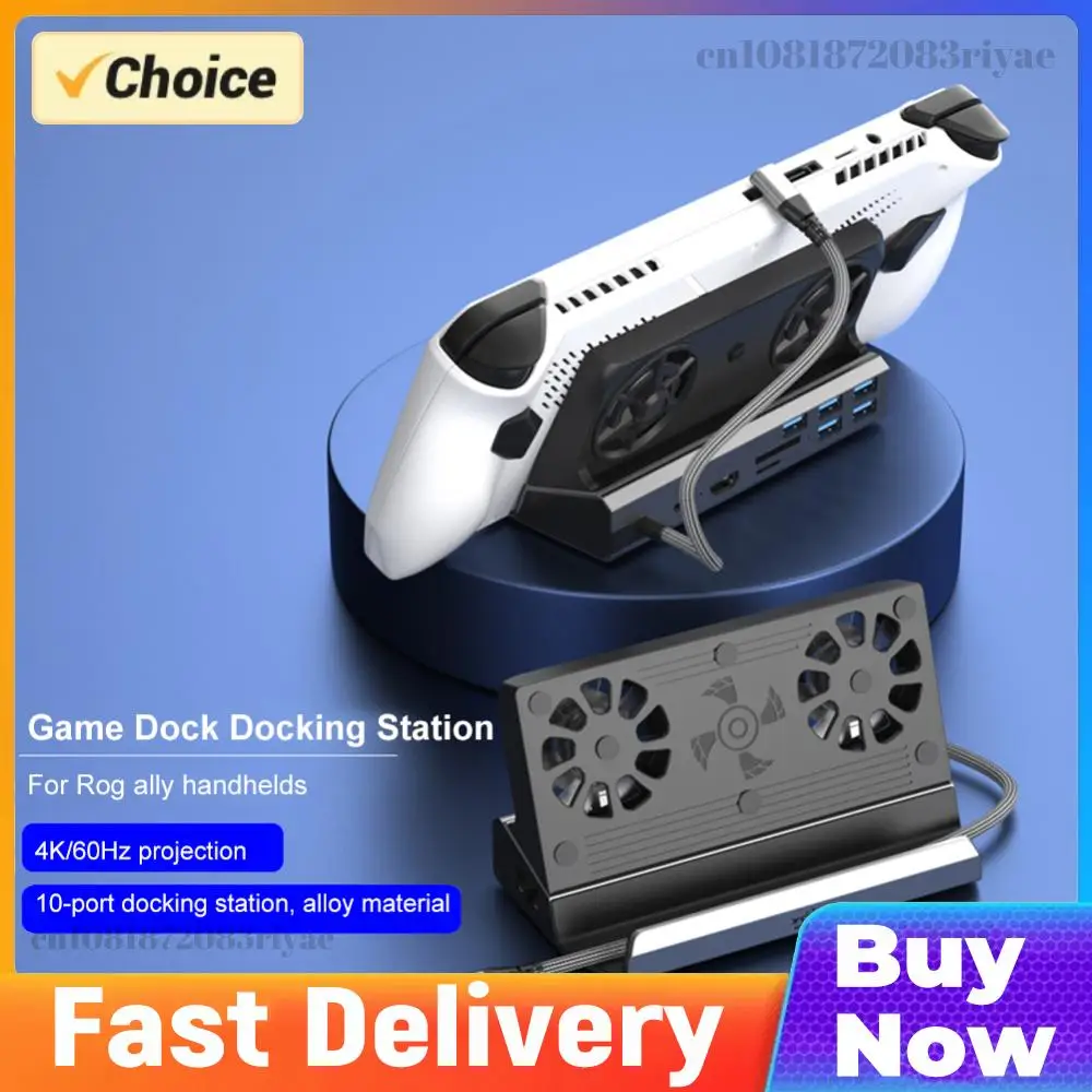 

Подставка для ТВ-приставки 4K 60 Гц, док-станция-консоль с Gigabit Ethernet 1000 Мбит/с, USB-C, USB 3.0, USB 2.0, PD 100 Вт для Steam Deck