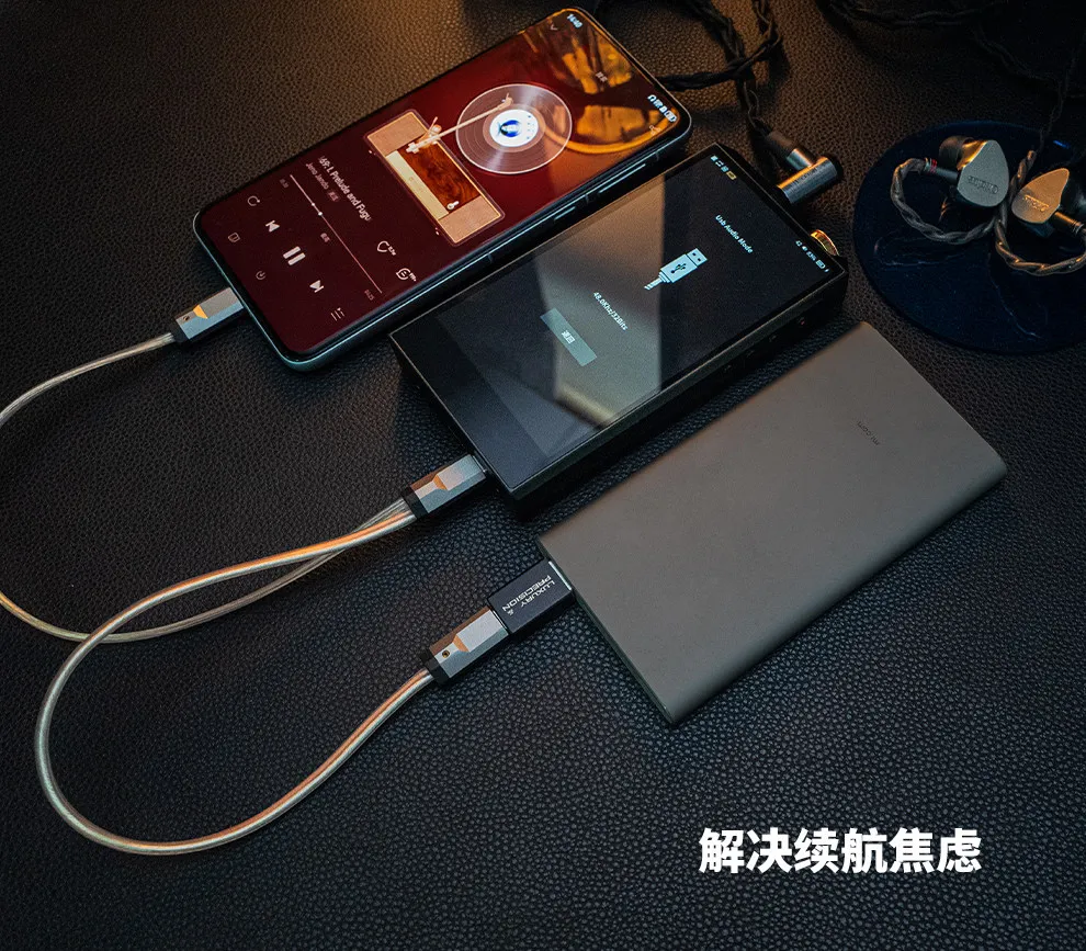 Lobi WY1 small tail independent power supply cable high purity single crystal copper silver plated fever wire