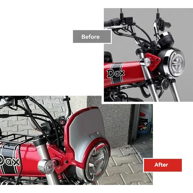 

Декоративная крышка лобового стекла для мотоцикла DAX125 ST125 2022-2024, красная