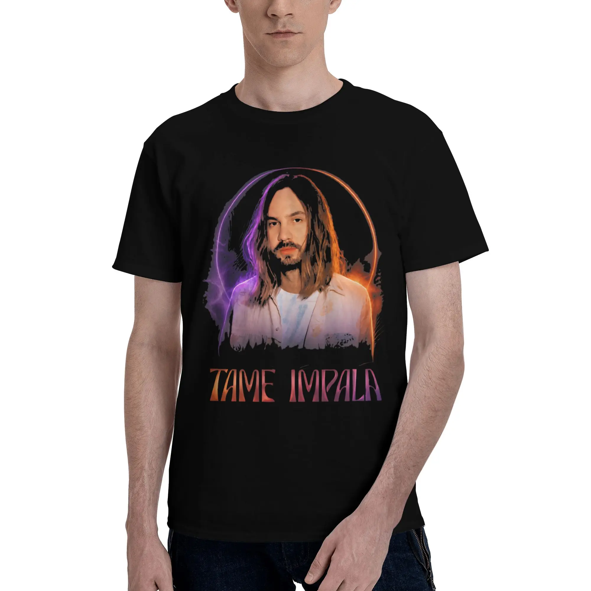Men Women Graphic Printed Tame Impala Deadbeat Tour 2026 T Shirt Tee Pure Cotton  T-shirts Clothing