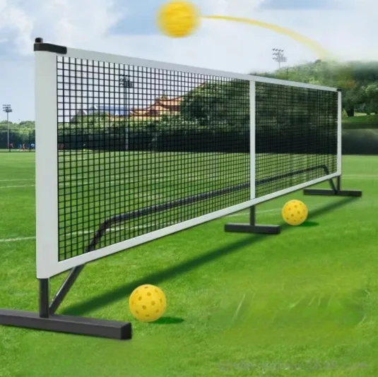 Portable Detachable Tennis Pickleball Net 400g, Indoor Outdoor Training, Easy Setup Durable Sports Equipment