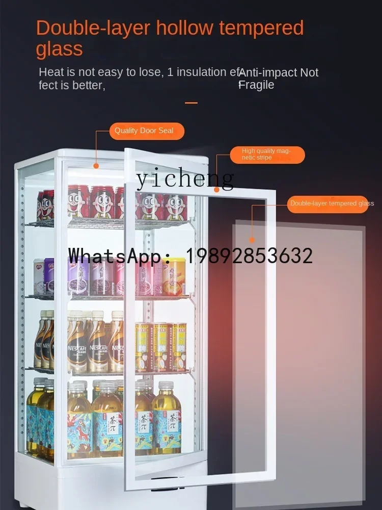 Heated Display Cabinet Heating Display Constant Temperature Beverage Heating  Warm Cabinet Egg