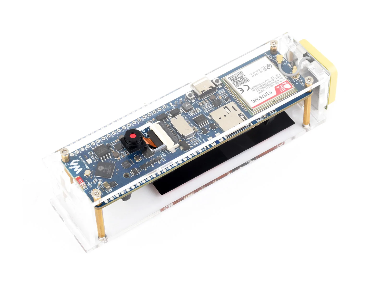 Waveshare ESP32-S3 SIM7670G 4G Development Board, LTE Cat-1/WiFi/Bluetooth/GNSS Positioning,Suitable for 4G Portable WiFi Global view 4