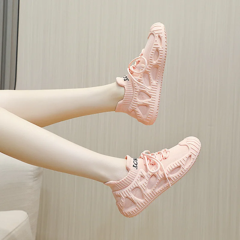 

Women Shoes Fashion Sneakers New Woman Casual Loafers Non-slip Soft Socks Shoes Ladies Sports Shoes Breathable Student Training