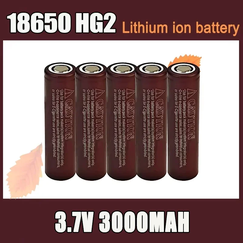 

HG2 3.7V 18650 Battery 3000mAh Discharge 25A Dedicated For Power Rechargeable Lithium Battery