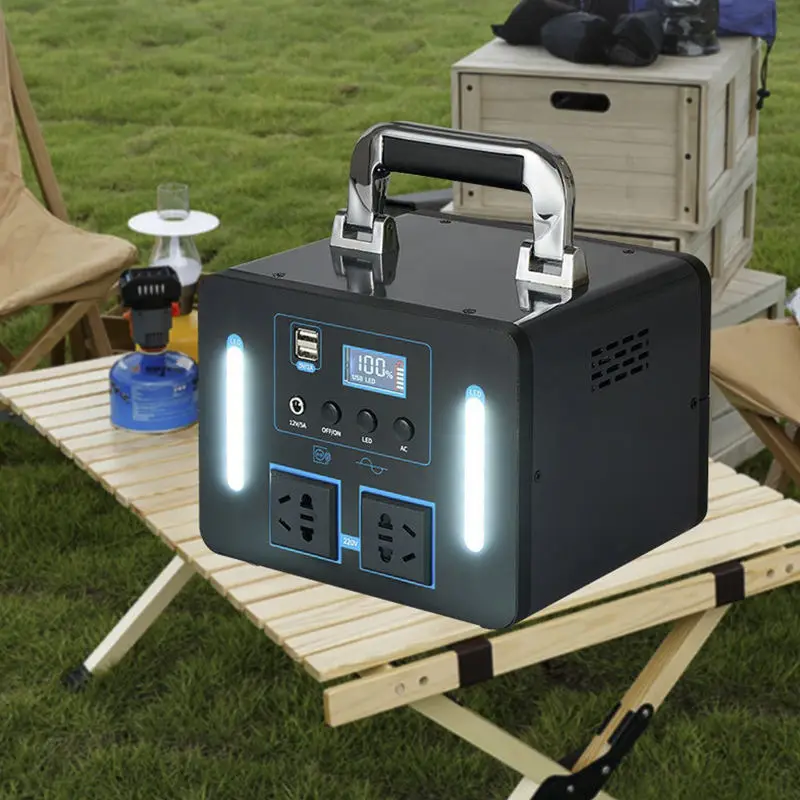 110V Portable Power Station Outdoor Large Capacity 300/500 Watts Energy Storage Emergency Power Supply Power Bank