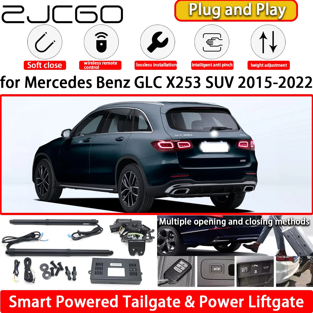 

ZJCGO for Mercedes Benz GLC X253 SUV 2015-2022 OEM Automatic Electric Powered Tailgate Power Liftgate Tail Gate Lift Kit System