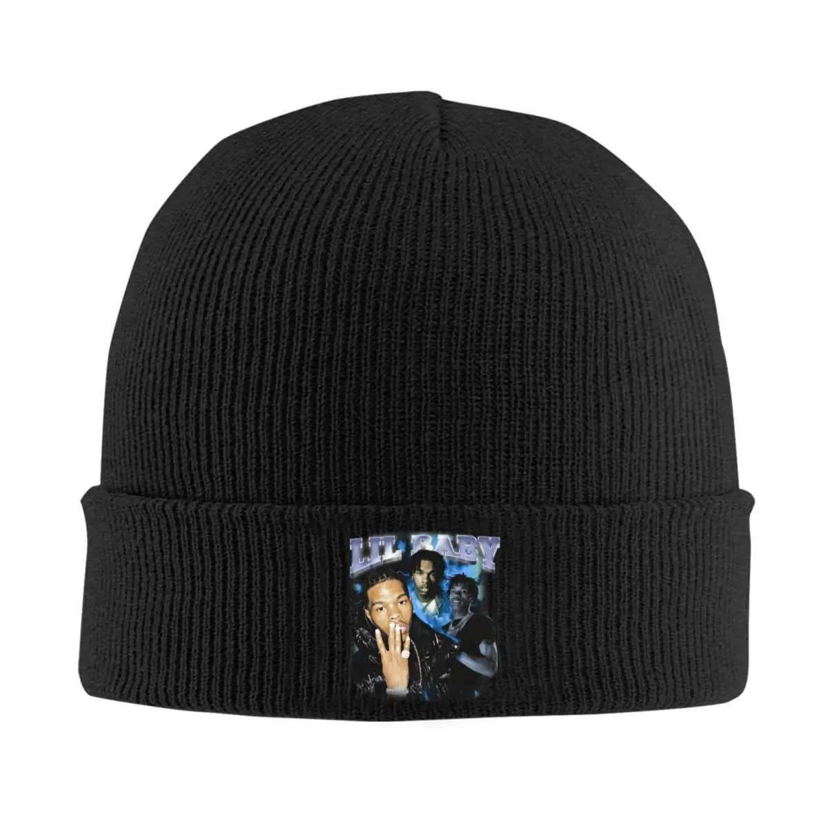 Lil Baby Hip Hop Knitted Hats Outdoor Quality Anime Men Women Headwear Caps