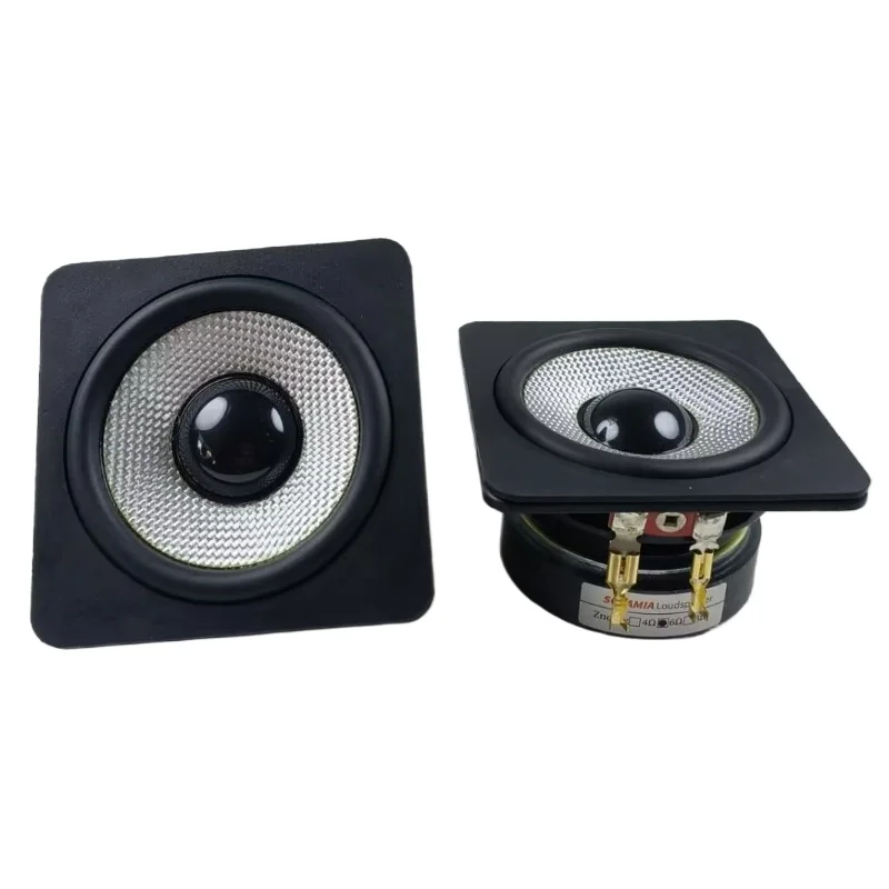 

SOTAMIA 2PCS 2.5 Inch Midrange Speaker Glass Fiber Basin Full Range Hifi Fever Home Music Loudspeaker DIY Bluetooth Speaker