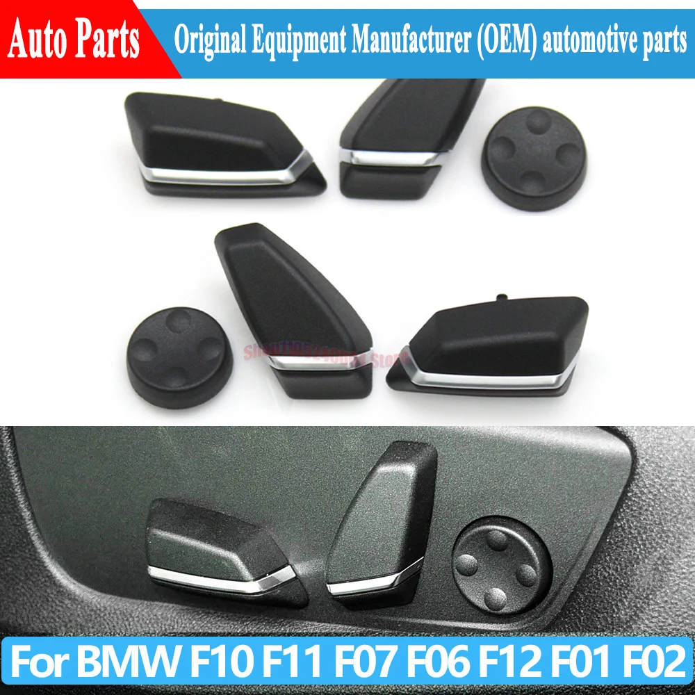 For BMW 5 6 7 X5 X6 F10 F11 F07 F06 F12 F01 F02 F15 F16 Car Left Right Seat Adjust Switch Sliding Backrest Lumbar Support Button