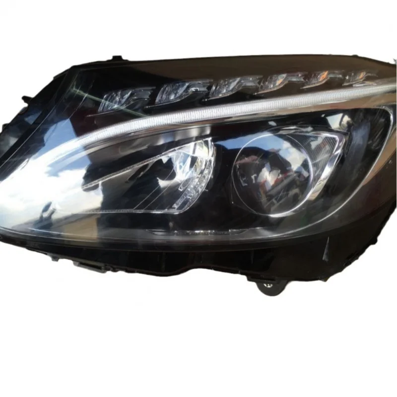 

Подходит для Mercedes-Benz C180, C200, C260, C300, W205, оригинальные светодиодные фары, б/у автозапчасти, передняя фара.