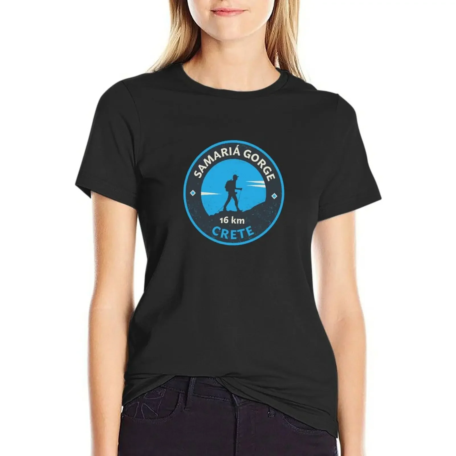 

Samaria Gorge, Greece T-Shirt tops female summer clothes T-shirts for Women