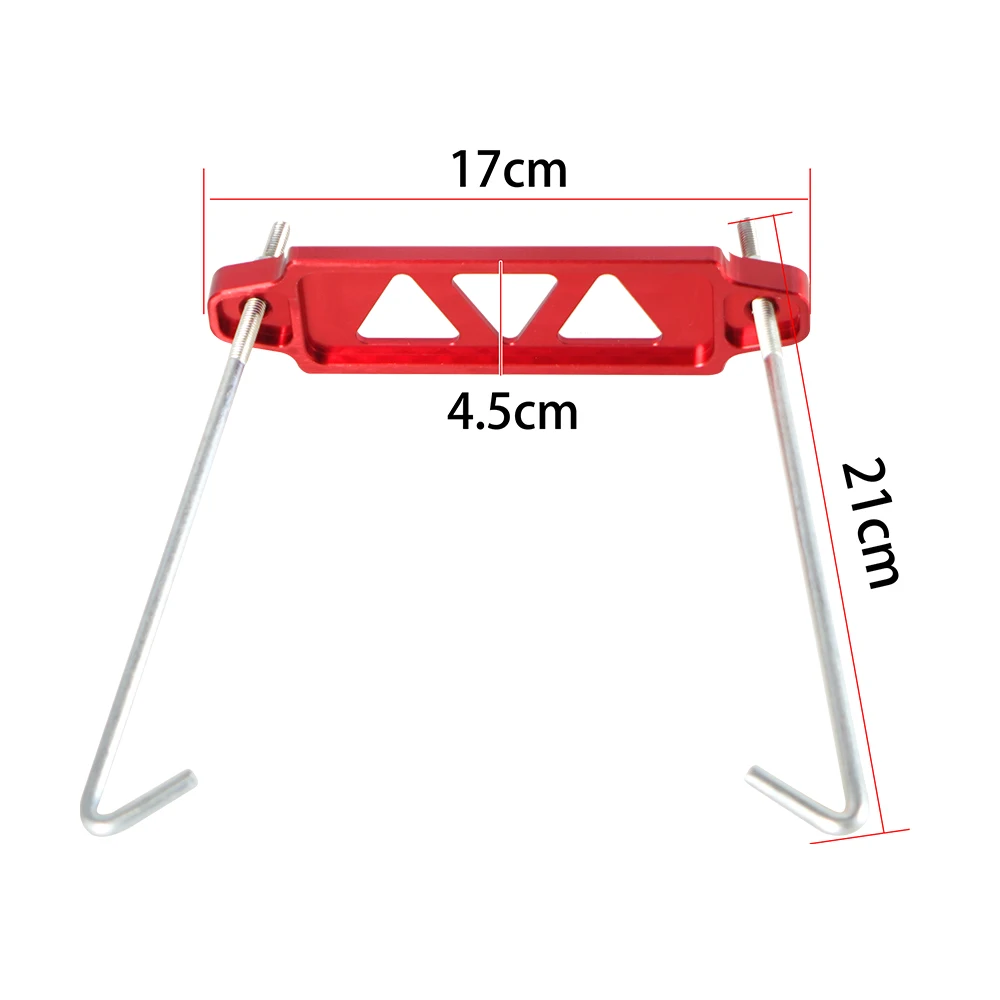 Battery Hold Down Bracket with BWR Logo, Aluminum Battery Tie Down Bracket Hold Lock For Honda Civic DEL SOL S2000 Acura Integra