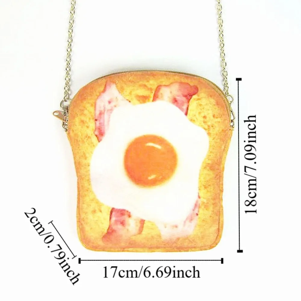 الفراولة نخب شرائح كيس نخب الشوكولاته لفة تخزين البيض المقلي مع لحم الخنزير المقدد نخب حقيبة سستة أفخم الخبز حقيبة كروسبودي الفتيات