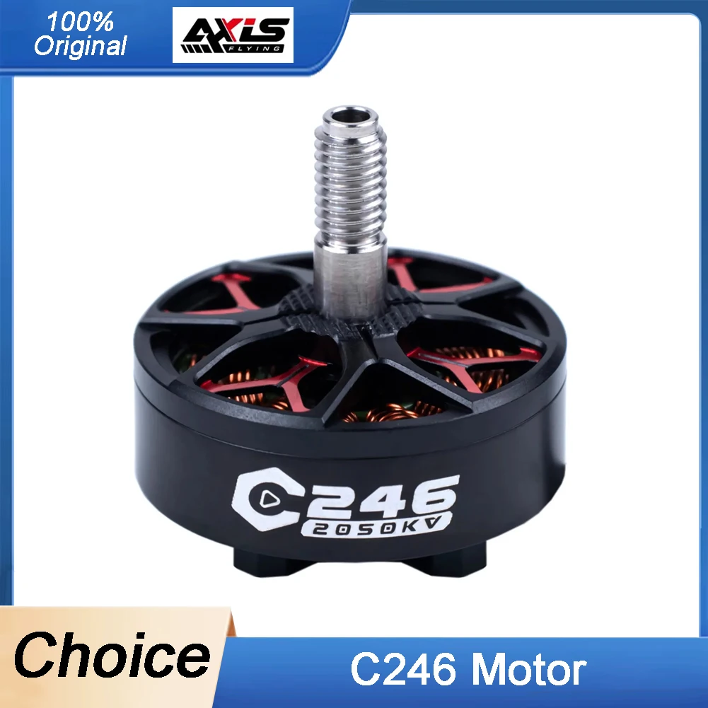

AxisFlying C246 2406 Бесщеточный двигатель 1650KV 1850KV 2050KV 2650KV 6S для FPV Sbang Freestyle Cinematic Shooting Drone
