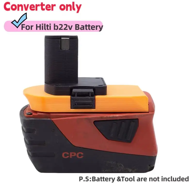 Imagem -03 - para Adaptador Hilti Ryobi para Hilti 22v Li-ion Bateria para Ryobi 18v Adaptadores de Ferramentas Conversor Não Inclui Ferramentas e Bateria