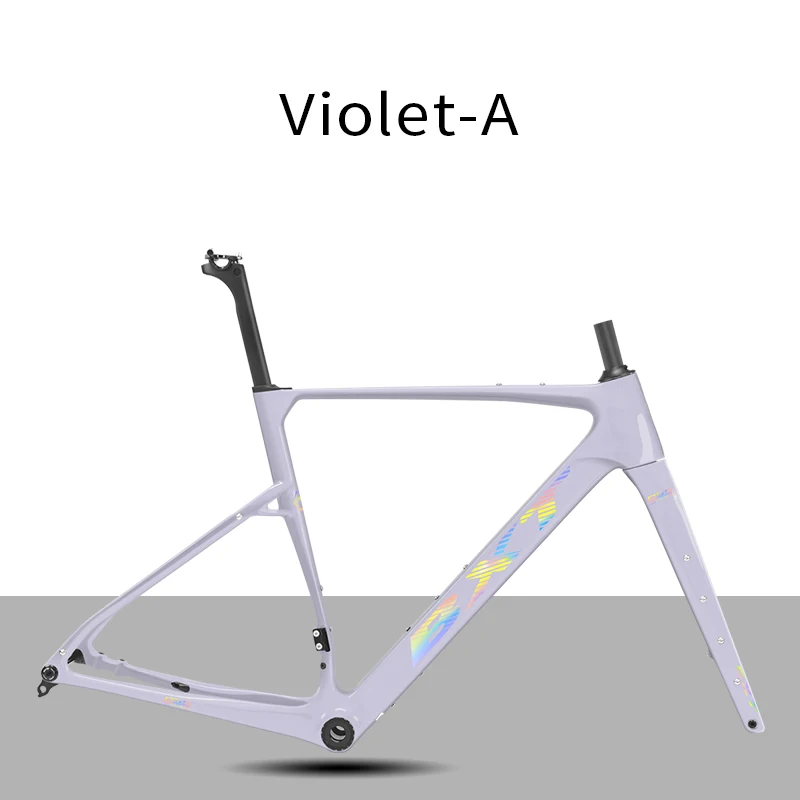 BXT Carbon Fiber T1000 Carbon Gravelbike Frame Flat-Mount Disc Brake Racefiets/MTB Fietsframe UDH Hanger Geschikt voor banden 700C, max. 50C