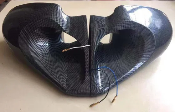 Modified general competitive racing rearview mirror bullet mirror carbon pattern reflector
