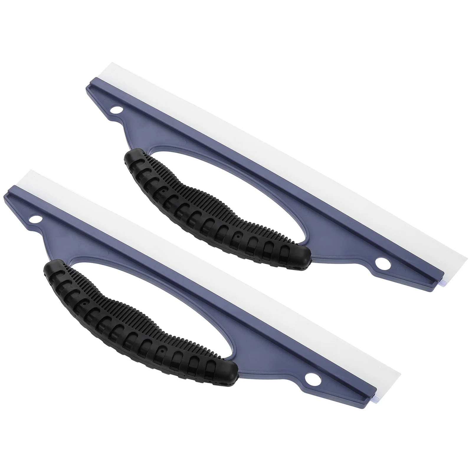 2 Pcs CAR WASH Handheld Wiper Blade Auto Mirror Squeegee Drying 3000X1000X100CM Abs Silicone Small Window