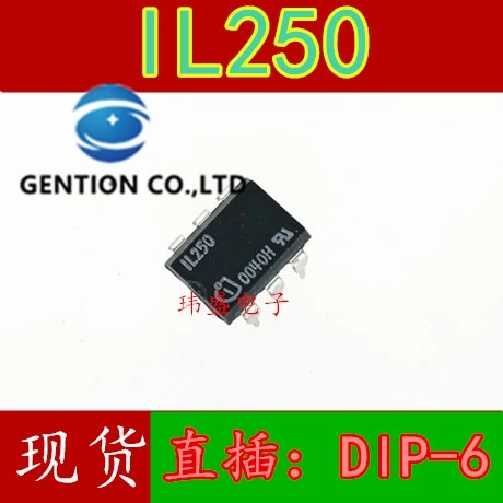 10PCS IL250 light coupling double input photoelectric coupler DIP-6 SOP in stock 100% new and original