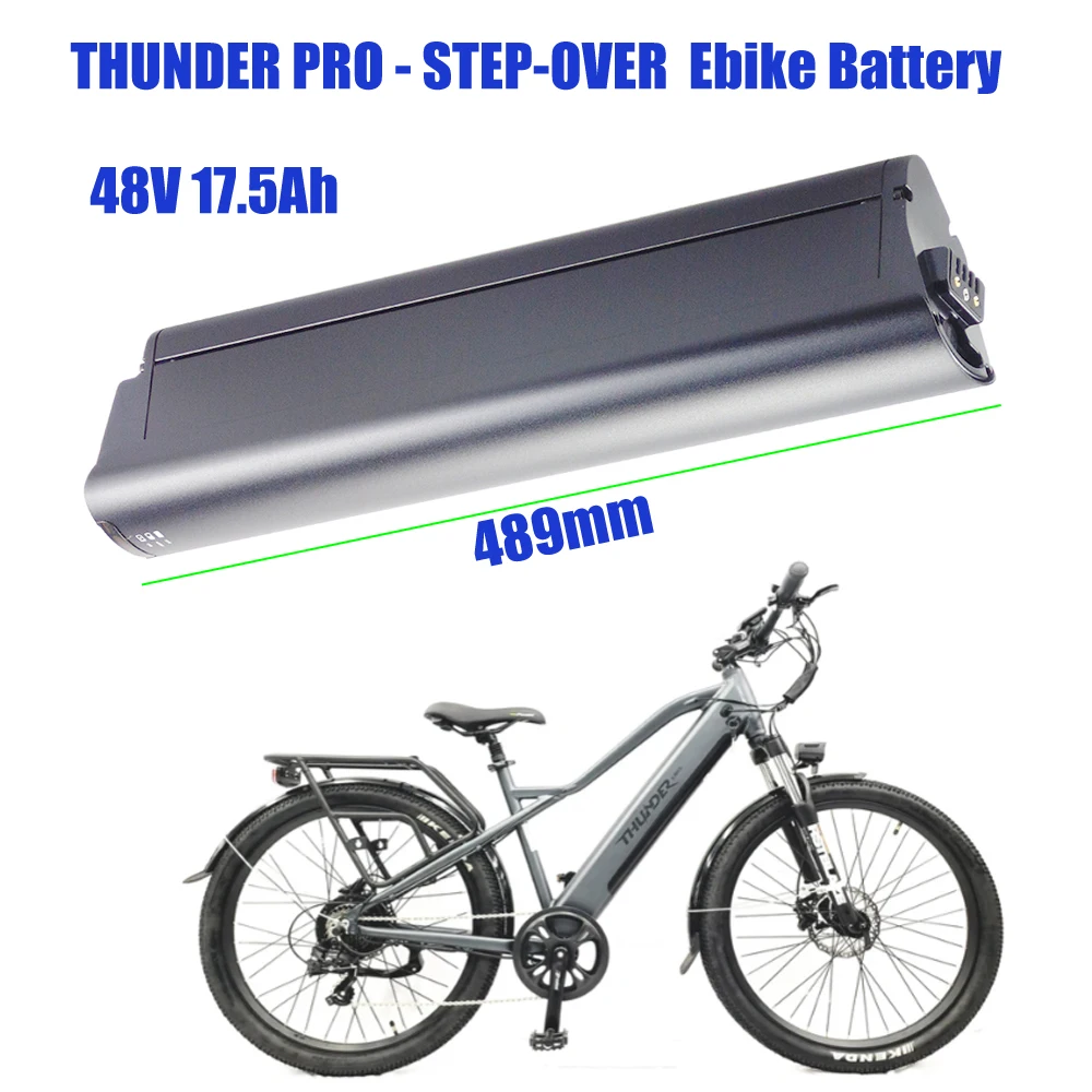 

Скрытая замена аккумулятора Ebike 48 В для THUNDER PRO-STEP- OVER Замена аккумулятора Ebike 48 В 17,5 Ач