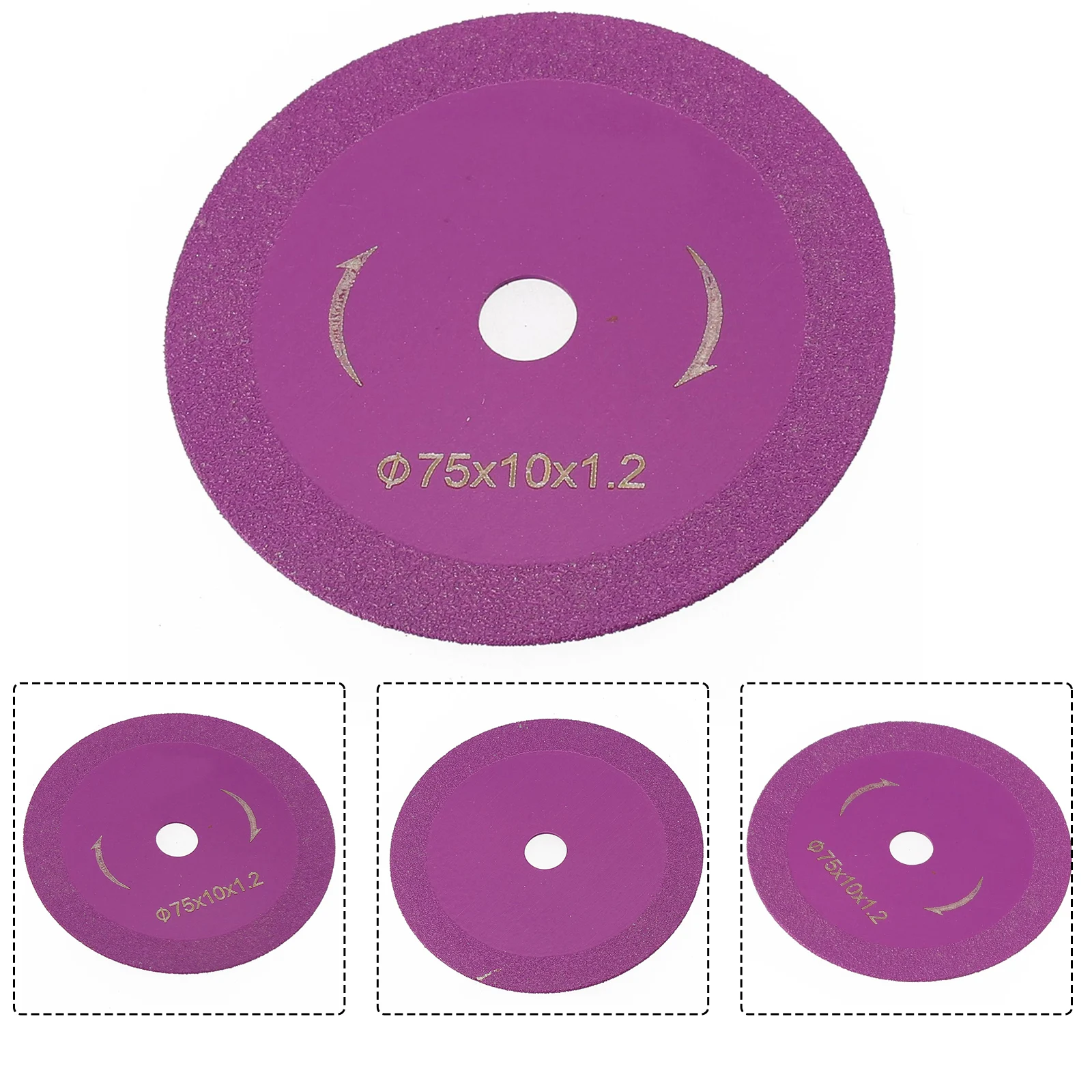 Circular Saw Blade Cutting Disc 75mm Sanding Disc Steel 1Pc Cutting High Hardness Iron Power Tool Parts Practical