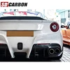 페라리 F12 2013-2016 탄소 섬유 후면 범퍼 스포일러 후면 립 가드 디퓨저 하부 립 자동차 액세서리 5