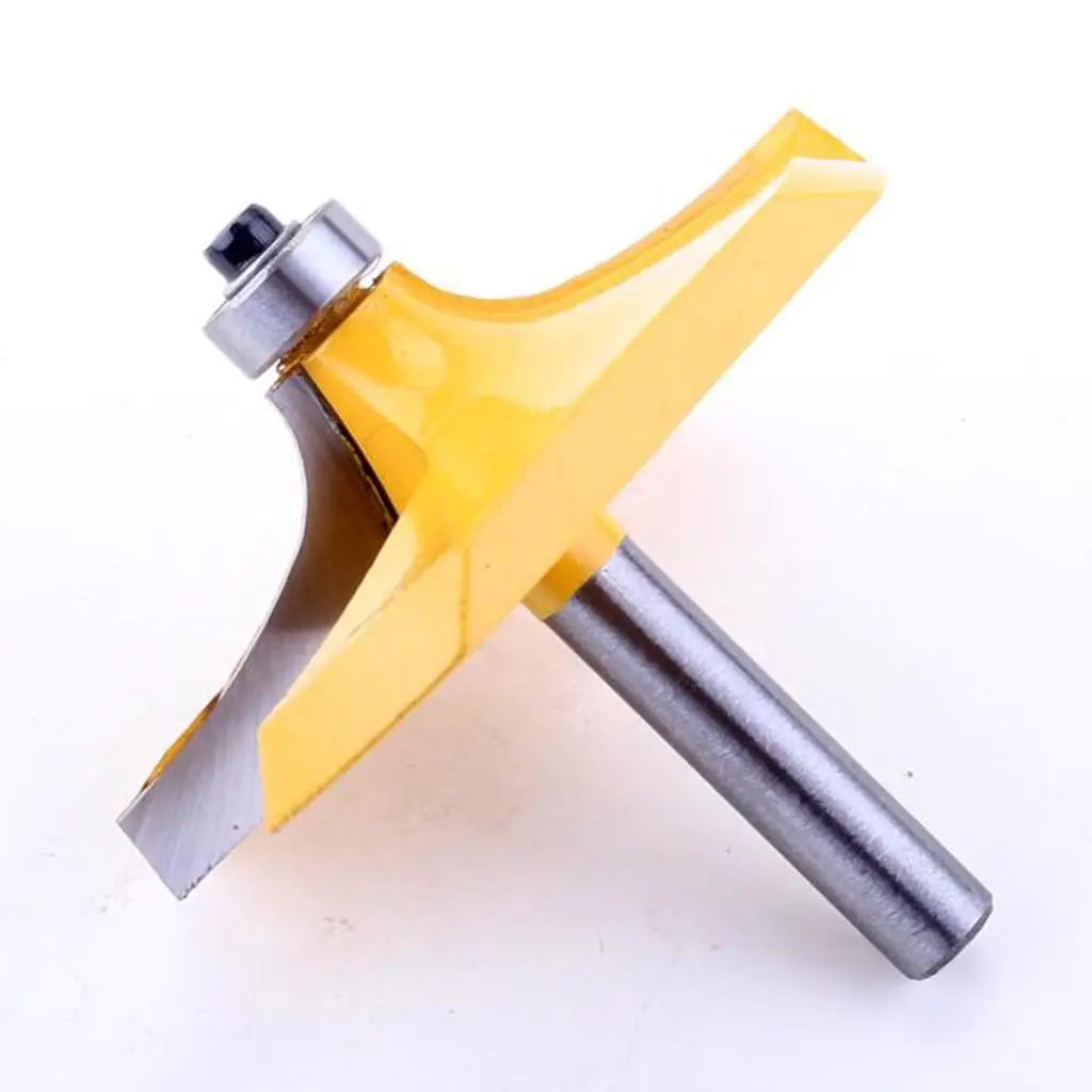Wood Milling Cutter Yellow Alloy C3 Micro Grain Router Bits Power Tools for DIY Woodworking and Cabinet Edges