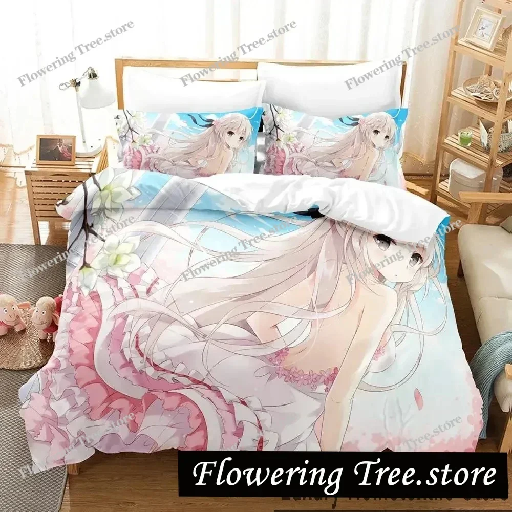 Anime Yosuga No Sora Bedding Set Boys Girls Twin Queen King Size Duvet Cover Pillowcase Bed boys Adult Home Textileextile029