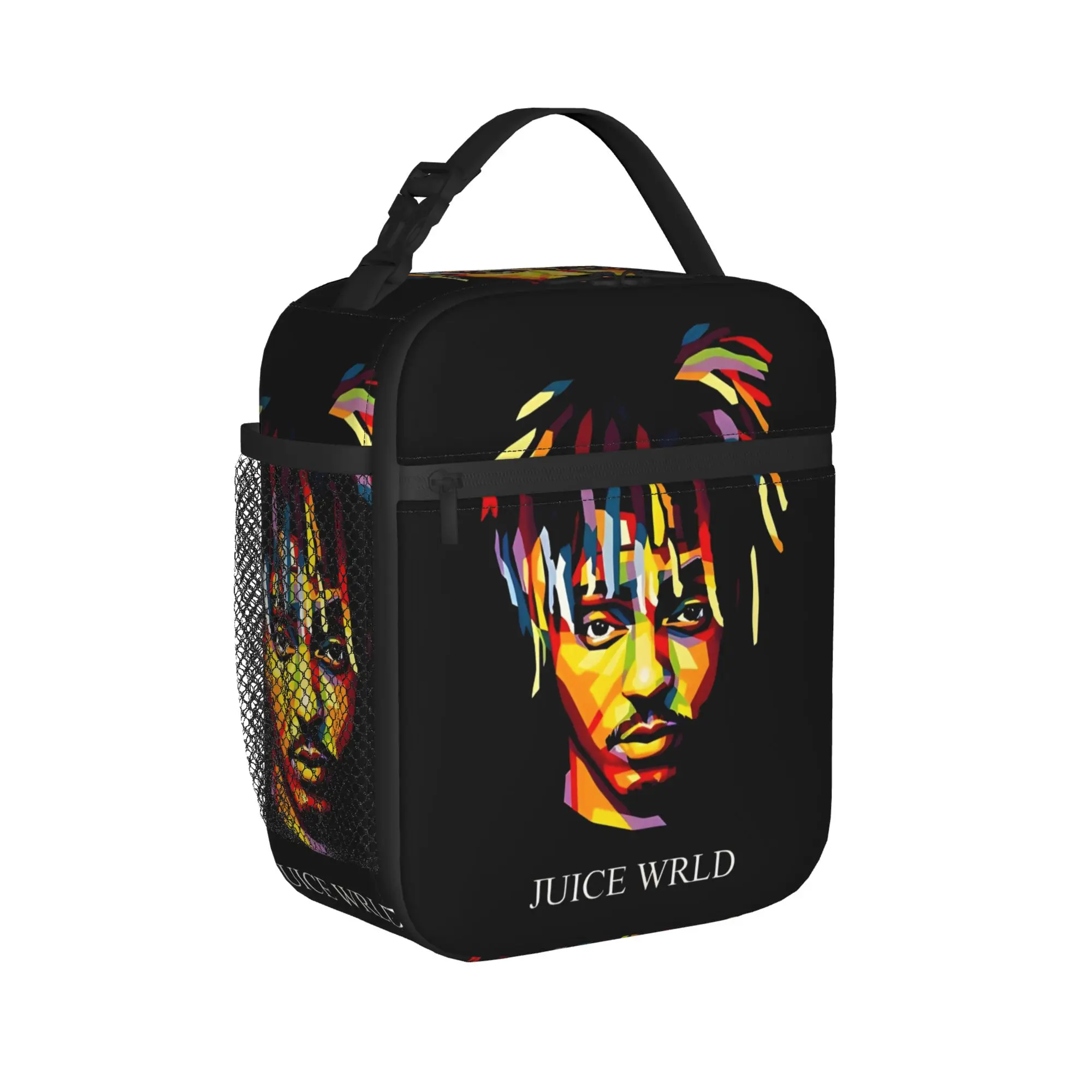 

Juice Music Wrld Insulated Lunch Bag Portable Meal Container Thermal Bag Tote Lunch Box Work Picnic Bento Pouch