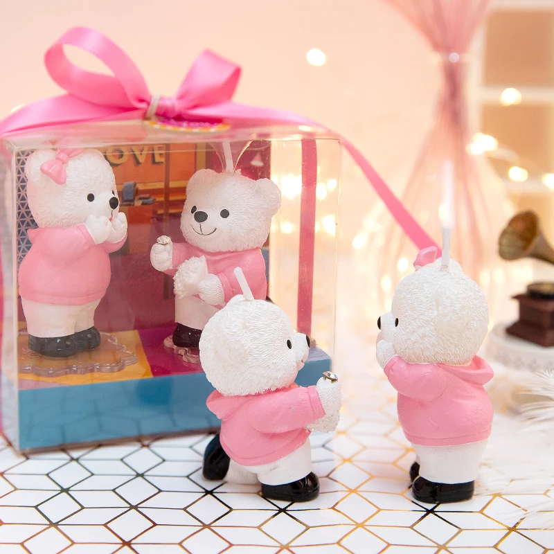 Little Bear Birthday Candle Gift Proposal Confession Confession