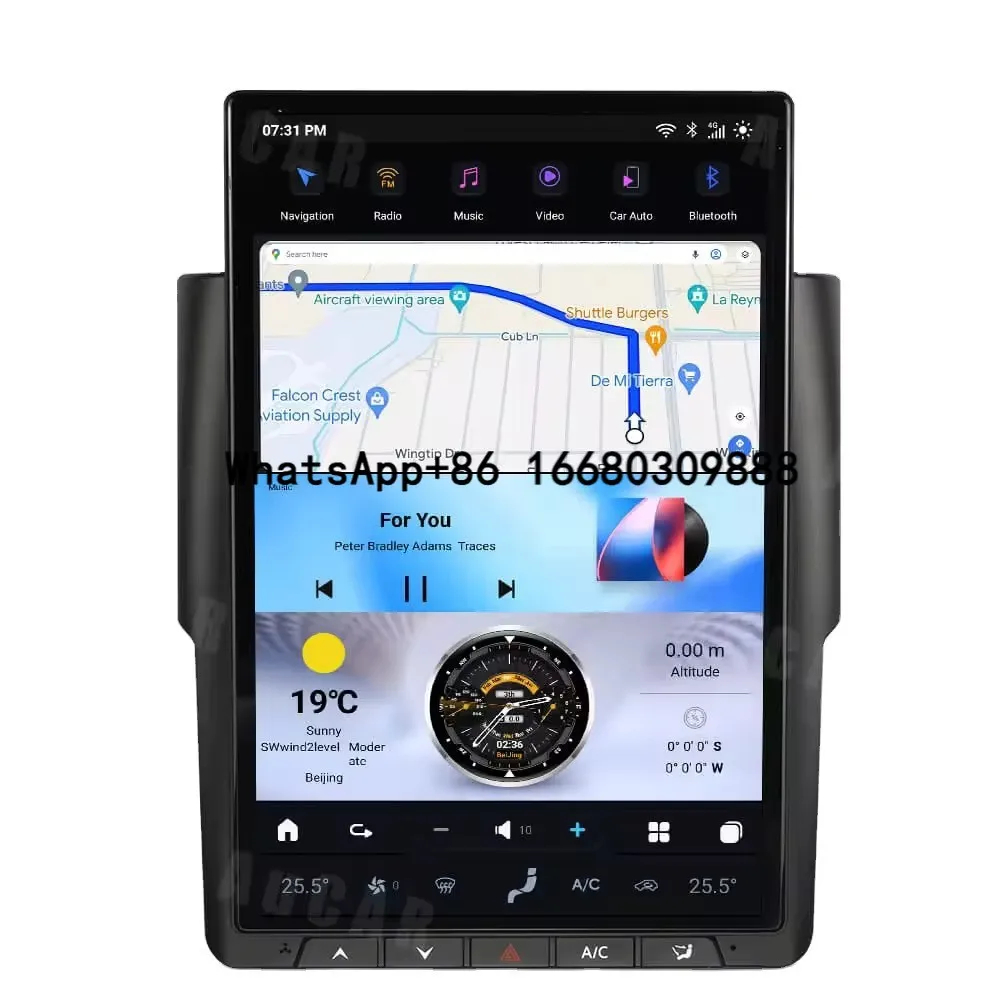 

AuCar 14.4" Latest Screen Android 13 Car Radio Multimedia Player Car Stereo Video GPS Navigation for Dodge RAM 2013-2018