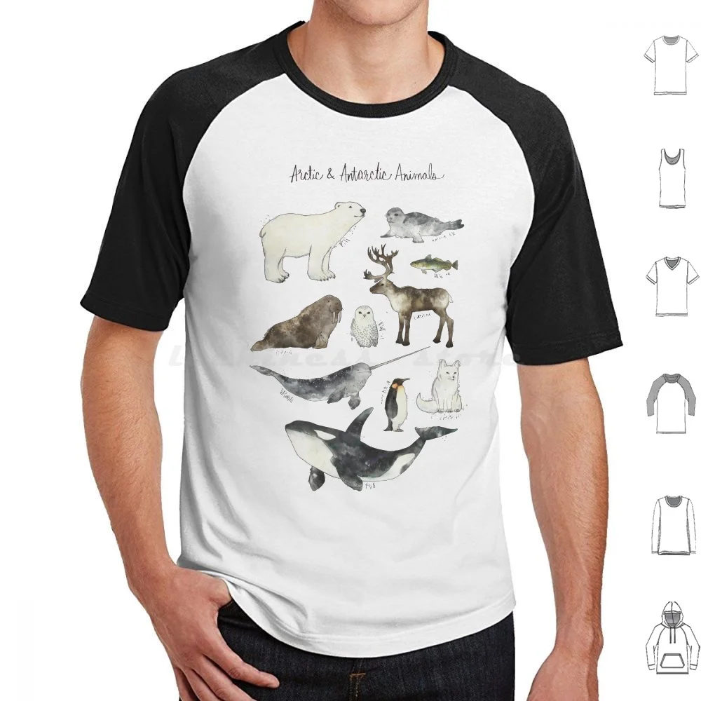 Arctic & Antarctic Animals T Shirt Men Women Kids 6xl Ocean Sea Nature Animals Animal Wildlife Wild Wilderness Fauna Creature