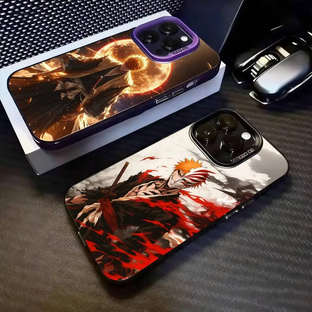 Ichigo Glossy Luxury Printed Phone Case For iPhone 11/12/13/14/15/16/17 Plus, Pro, Pro Max & Air