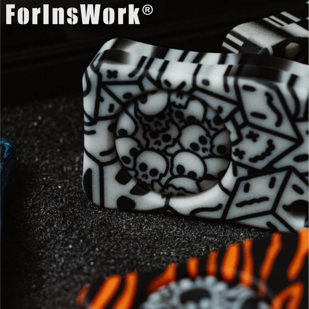 Boring Stone Luminous Resin Fidget Spinner Luminous Toys Finger Toys Fidget Gadget Office Gadgets