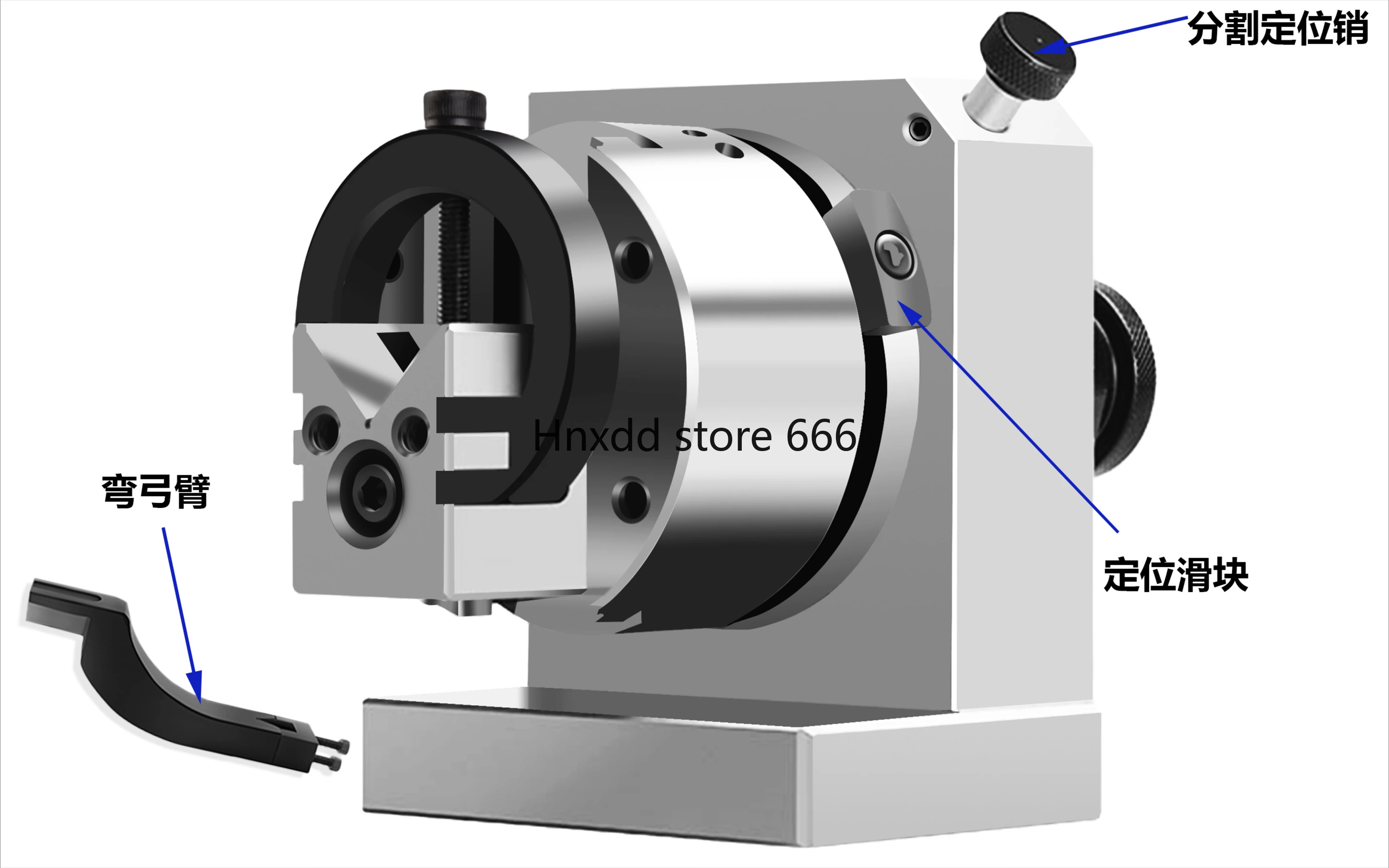 Taiwan high-precision three-claw punch shaper