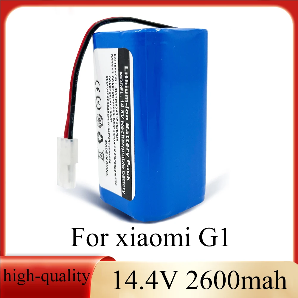 

New 4S1P 14.4V 2600mAh Li-ion Battery Pack,For XIAOMI MIJIA Mi Robot Vacuum-Mop Essential G1 MJSTG1, SKV4136GL H18650CH R30 R35