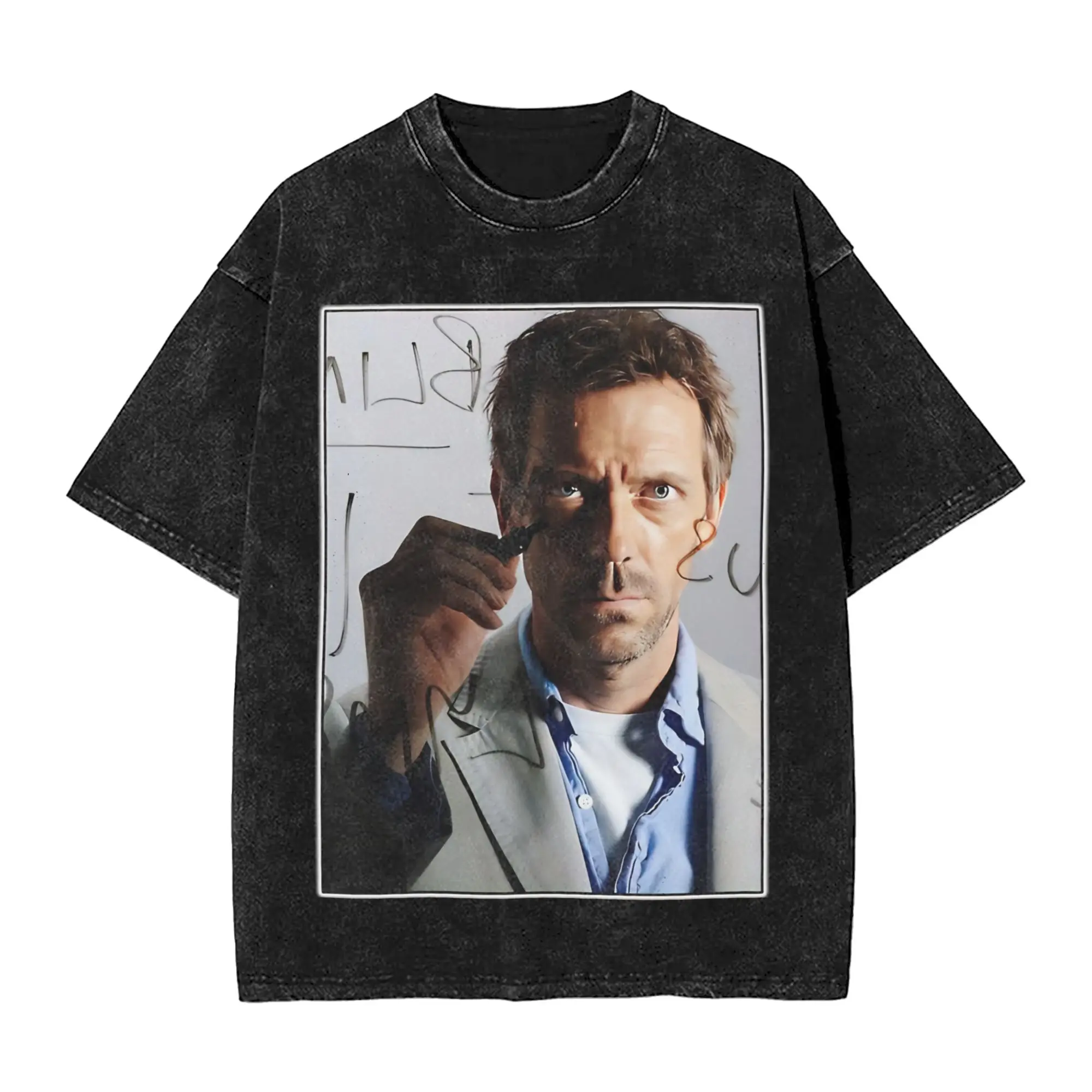 Oversized Washed T-Shirt Dr House Medical Loose T Shirts  Fashion Tshirt for Man Summer Y2K Fun Casual Clothes