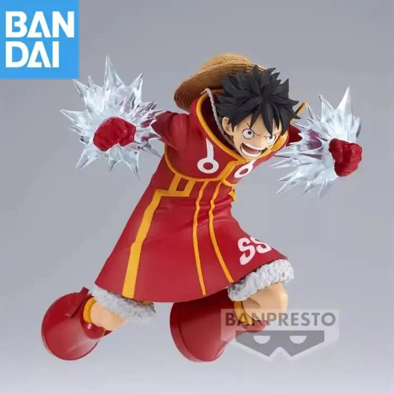 Genuíno bandai namco banpresto bandai one piece batalha record coleção macaco d. Luffy anime figura de ação modelo brinquedos presentes