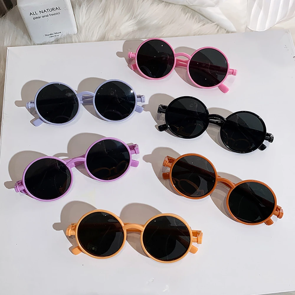 Fashion Children's Round Sunglasses Cute Boys Girls Outdoor Sun Glasses UV400 Shades Kids Baby Party Photography Eyewear Prop