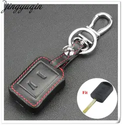 jingyuqin 2 Button Car Remote Key Cover Leather Case for Opel Agila Meriva Astra Corsa C Combo VAN Tigra Vectra